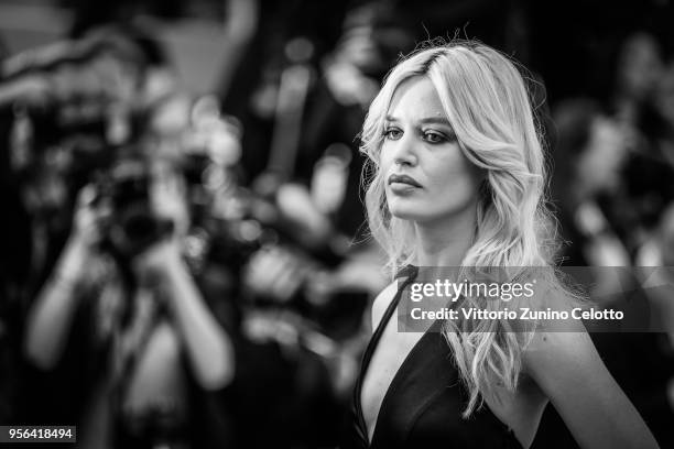 May 08: Georgia May Jagger attends the 71st annual Cannes Film Festival at Palais des Festivals on May 8, 2018 in Cannes, France.