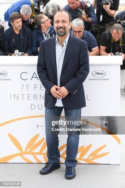 Iranian Director Asghar Farhadi attends the photocall for "Everybody Knows " during the 71st annual Cannes Film Festival at Palais des Festivals on...