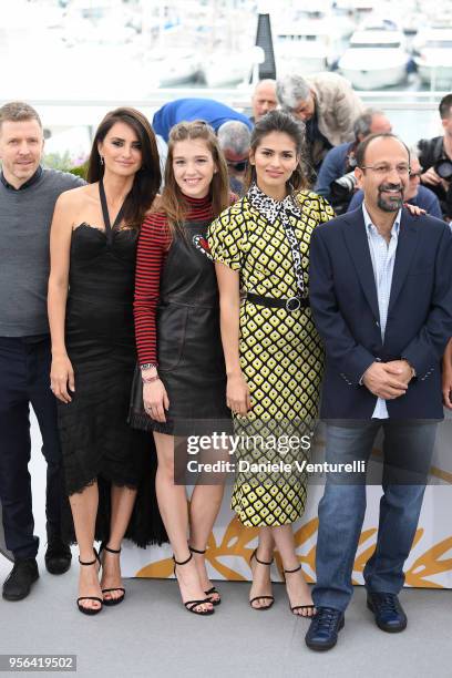 Guest, actress Penelope Cruz, wearing jewels by Atelier Swarovski Fine Jewelry, Carla Campra, Sara Salamo and director Asghar Farhadi attend the...