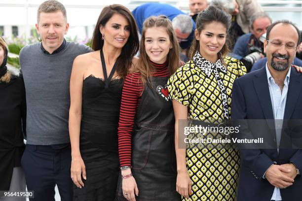 Guest, actress Penelope Cruz, wearing jewels by Atelier Swarovski Fine Jewelry, Carla Campra, Sara Salamo and director Asghar Farhadi attend the...