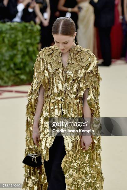 Evan Rachel Wood attends the Heavenly Bodies: Fashion & The Catholic Imagination Costume Institute Gala at The Metropolitan Museum of Art on May 7,...