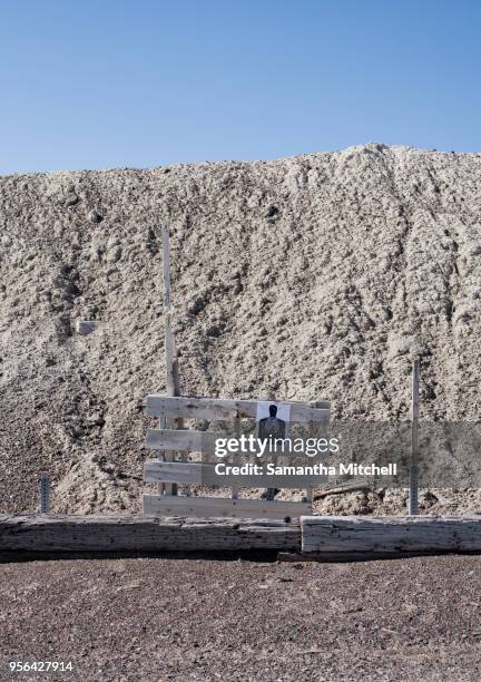 firing range target at wendover, utah, usa - wendover stock pictures, royalty-free photos & images