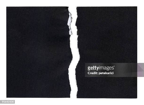 blackpaper cencioso - colore nero foto e immagini stock