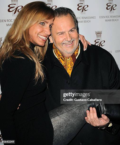 Lili Estefan and Raul de Molina attends book release party for Emilio Estefan's book "The Rhythm of Success" at Eden Roc Resort on January 7, 2010 in...