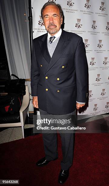 Jorge Perez attends book release party for Emilio Estefan's book "The Rhythm of Success" at Eden Roc Resort on January 7, 2010 in Miami Beach,...