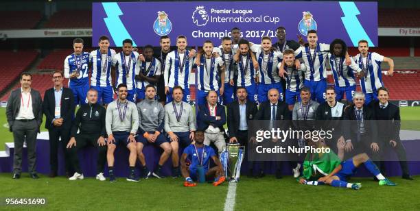 Porto FC with Premier League International Cup Trophy After Premier League International Cup Final match between Arsenal Under 23 against Porto FC at...