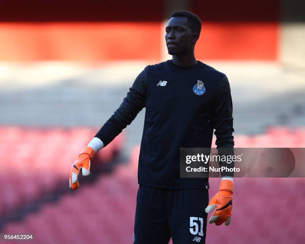 Mouhamed Mbaye of Porto during Premier League International Cup Final match between Arsenal Under 23 against Porto FC at Emirates stadium, London...