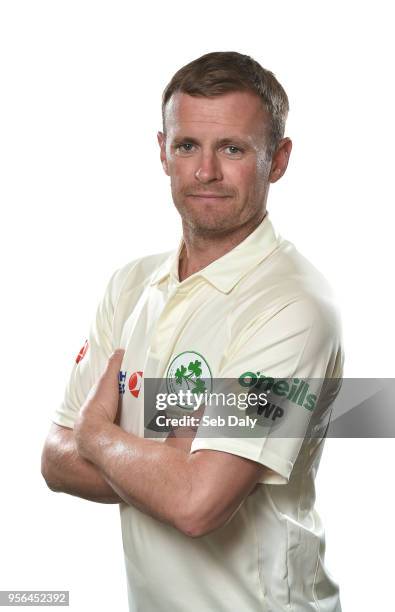 Dublin , Ireland - 9 May 2018; William Porterfield of Ireland. Ireland Cricket Squad Portraits at Malahide Cricket Club in Dublin.