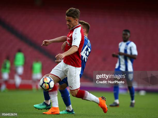 Vlad Dragomir of Arsenal U23s during Premier League International Cup Final match between Arsenal Under 23 against Porto FC at Emirates stadium,...