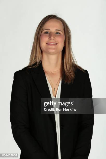 Jessie Miller of the Indiana Fever during Fever Day at Bankers Life Fieldhouse on May 8, 2018 in Indianapolis, Indiana. NOTE TO USER: User expressly...