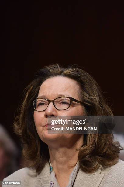 Gina Haspel arrives to testify before the Senate Intelligence Committee on her nomination to be the next CIA director in the Hart Senate Office...