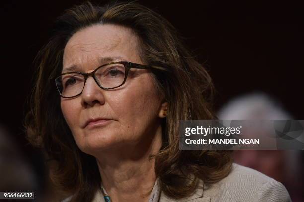Gina Haspel arrives to testify before the Senate Intelligence Committee on her nomination to be the next CIA director in the Hart Senate Office...