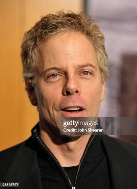 Actor Greg Germann arrives to the Los Angeles premiere of "Wonderful World" at the Directors Guild Theatre on January 7, 2010 in Los Angeles,...