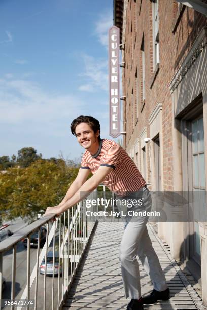 Actor Miles Robbins is photographed for Los Angeles Times on April 2, 2018 in Culver City, California. PUBLISHED IMAGE. CREDIT MUST READ: Jay L....