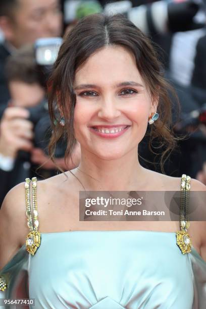 Virginie Ledoyen attends the screening of "Everybody Knows " and the opening gala during the 71st annual Cannes Film Festival at Palais des Festivals...