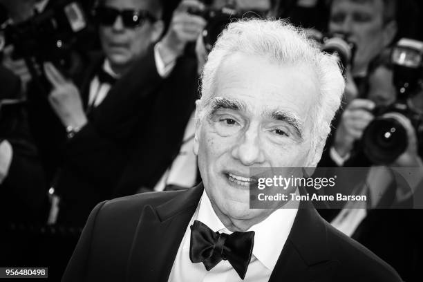 Martin Scorsese attends the screening of "Everybody Knows " and the opening gala during the 71st annual Cannes Film Festival at Palais des Festivals...