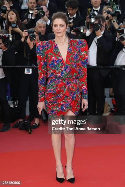 Chiara Mastroianni attends the screening of "Everybody Knows " and the opening gala during the 71st annual Cannes Film Festival at Palais des...