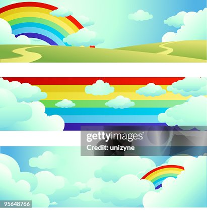 Spring Rainbow Bannars Spring Rainbow Bannars