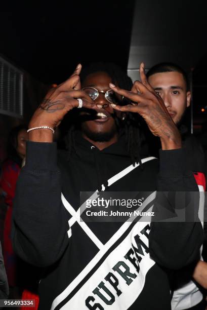 Rob Vicious of Shoreline Mafia attends Wiz Khalifa's "Rolling Papers 2" Album Listening Session at Mondrian Park Avenue on May 8, 2018 in New York...
