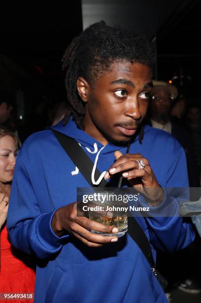 Master Kato of Shoreline Mafia attends Wiz Khalifa's "Rolling Papers 2" Album Listening Session at Mondrian Park Avenue on May 8, 2018 in New York...