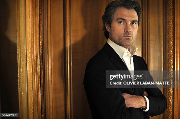 French surgeon Stephane Delajoux, dubbed the "surgeon to the stars" poses on January 8, 2010 at his lawyer's office in Paris. Delajoux, who performed...