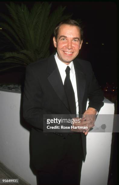 Artist Jeff Koons at a MOMA dinner in 2003 in New York City, New York.