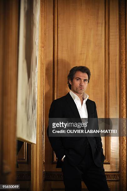 French surgeon Stephane Delajoux, dubbed the "surgeon to the stars" poses on January 8, 2010 at his lawyer's office in Paris. Delajoux, who performed...