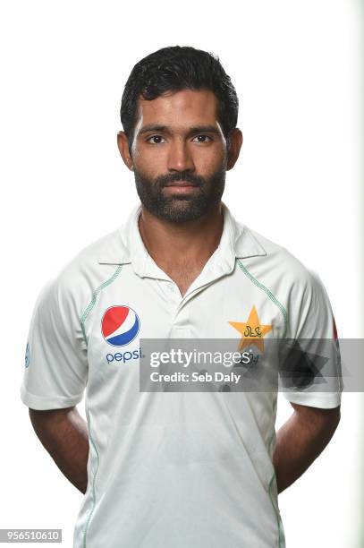 Dublin , Ireland - 9 May 2018; Asad Shafiq of Pakistan. Pakistan Cricket Squad Portraits at Malahide Cricket Club in Dublin.