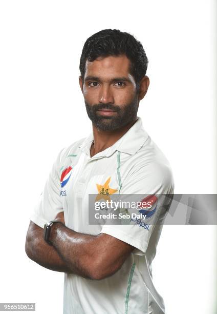 Dublin , Ireland - 9 May 2018; Asad Shafiq of Pakistan. Pakistan Cricket Squad Portraits at Malahide Cricket Club in Dublin.