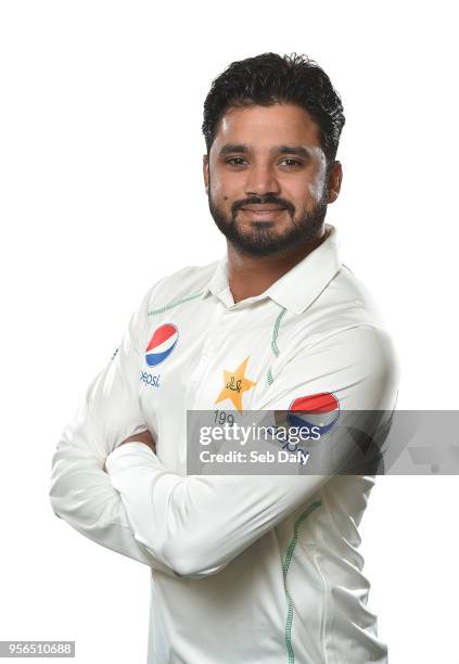 Dublin , Ireland - 9 May 2018; Azhar Ali of Pakistan. Pakistan Cricket Squad Portraits at Malahide Cricket Club in Dublin.