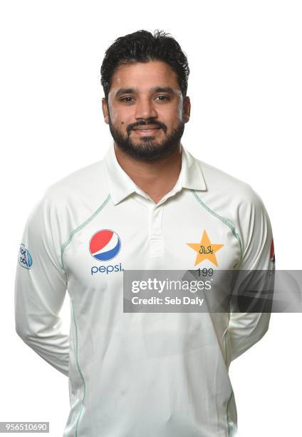 Dublin , Ireland - 9 May 2018; Azhar Ali of Pakistan. Pakistan Cricket Squad Portraits at Malahide Cricket Club in Dublin.