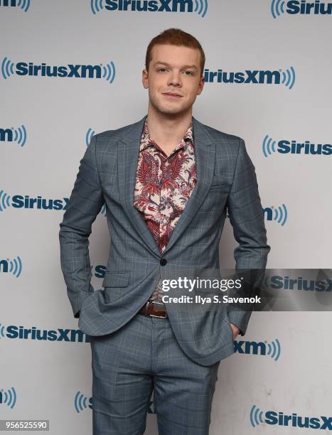 Actor Cameron Monaghan visits the SiriusXM Studios on May 9, 2018 in New York City.