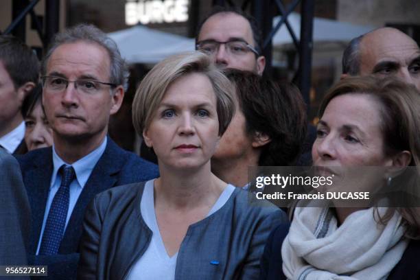 Virginie Calmels lors de l'inauguration de la promenade Sainte Catherine le 8 octobre 2015, Bordeaux, France.