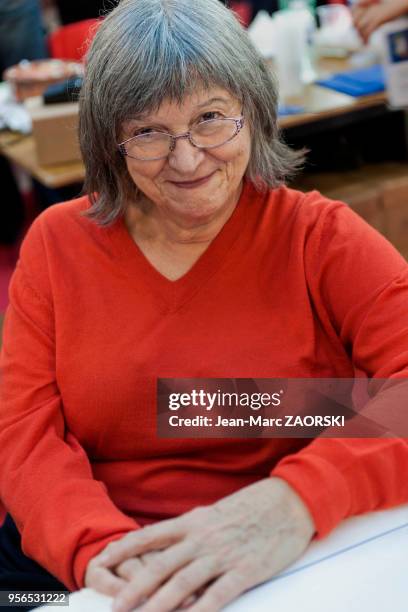 Portrait de Colette Roumanoff, auteure du livre « le bonheur est plus fort que l'oubli - comment bien vivre avec Alzheimer », à l'occasion de la 34e...