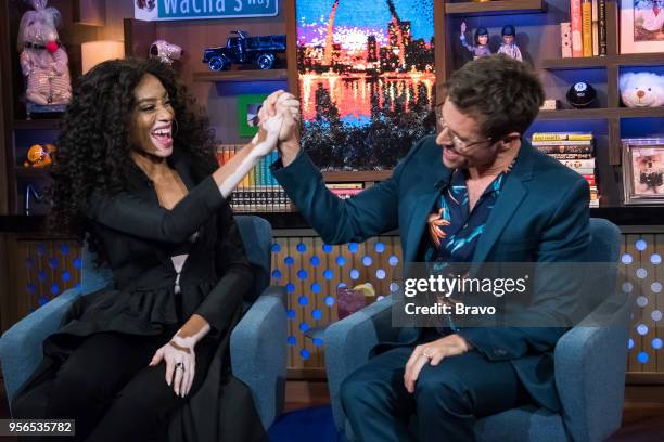 Pictured : Winnie Harlow and Brad Goreski --