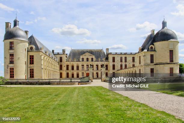 Le château d'Oiron dans les Deux Sevres, 15 mai 2017, France.