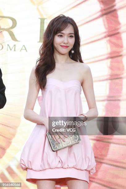 Actress Tang Yan attends Bvlgari's Lvcea Tubogas watch event at Bvlgari Hotel on May 9, 2018 in Beijing, China.