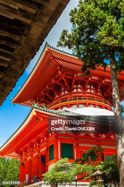 Konpo Daito, Koyasan, Wakayama Prefecture, Japan.