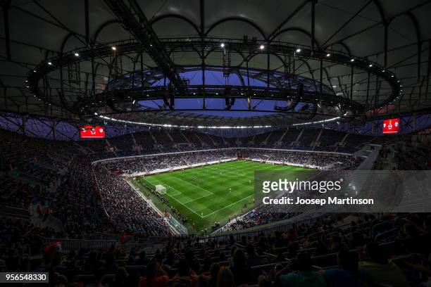 General view during Russian Cup Final match between FC Tosno and Fc Avangard at Volgograd Arena on May 9, 2018 in Volgograd, Russia.