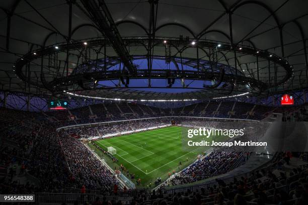 General view during Russian Cup Final match between FC Tosno and Fc Avangard at Volgograd Arena on May 9, 2018 in Volgograd, Russia.