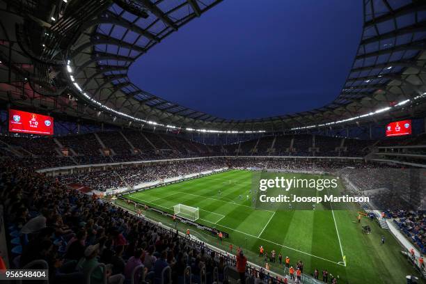 General view during Russian Cup Final match between FC Tosno and Fc Avangard at Volgograd Arena on May 9, 2018 in Volgograd, Russia.