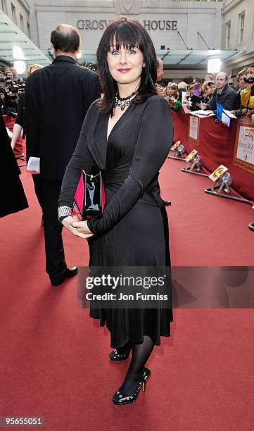 Author Marian Keyes arrives at the Galaxy British Book Awards at Grosvenor House on April 3, 2009 in London, England.
