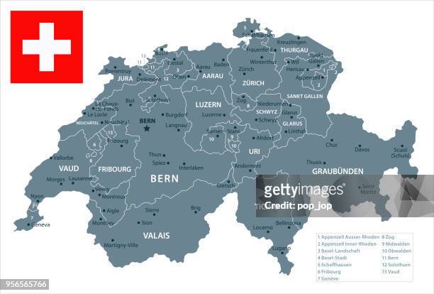 30 - switzerland - grayscale isolated 10 - zurich map stock illustrations