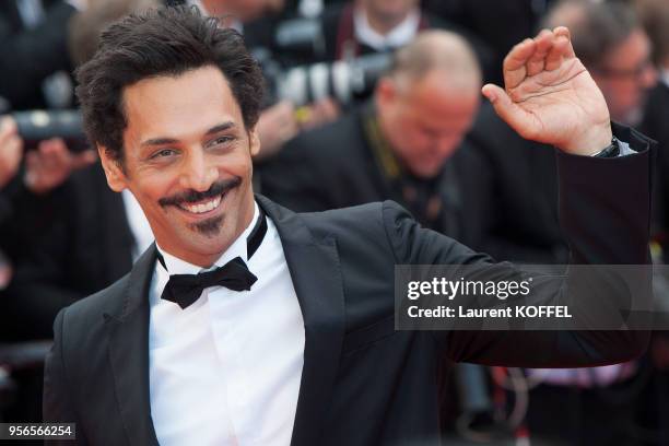 Tomer Sisley attends the 'Money Monster' premiere during the 69th annual Cannes Film Festival at the Palais des Festivals on May 12, 2016 in Cannes,...