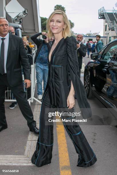 Actress Cate Blanchett is seen during the 71st annual Cannes Film Festival on May 9, 2018 in Cannes, France.