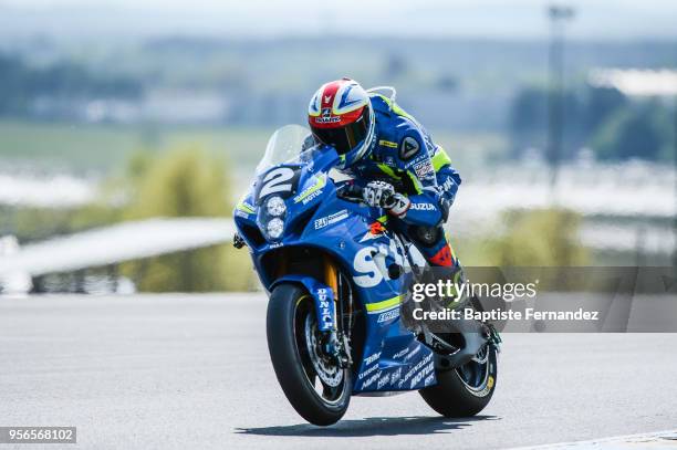 Vincent Philippe riding Suzuki Endurance Racing Team during the 40th Anniversary of 24 Hours of Le Mans 2018, Motorcycle Endurance Race at Circuit...