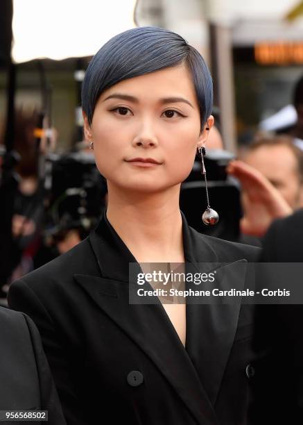 Chris Lee attends the screening of "Yomeddine" during the 71st annual Cannes Film Festival at Palais des Festivals on May 9, 2018 in Cannes, France.