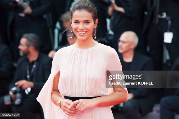 Bruna Marquezine walks the red carpet ahead of the 'Suburbicon' screening during the 74th Venice Film Festival at Sala Grande on September 2, 2017 in...