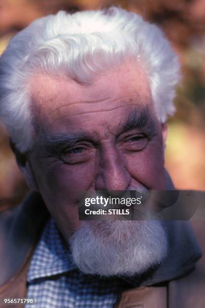 Portrait de l'éthologiste autrichien Konrad Lorenz dans les années 70, France. Circa 1970.