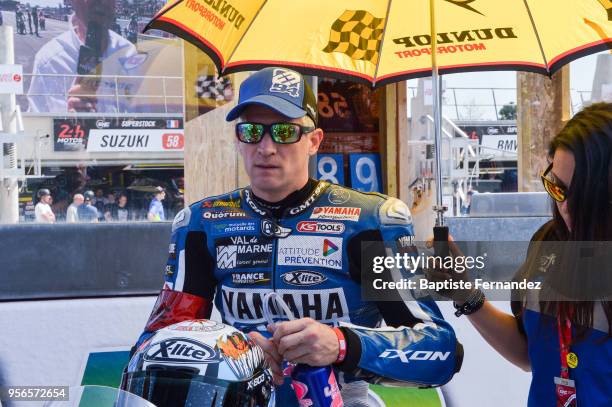 David Checa of GMT 94 during the 40th Anniversary of 24 Hours of Le Mans 2018, Motorcycle Endurance Race at Circuit Bugatti on April 21, 2018 in Le...